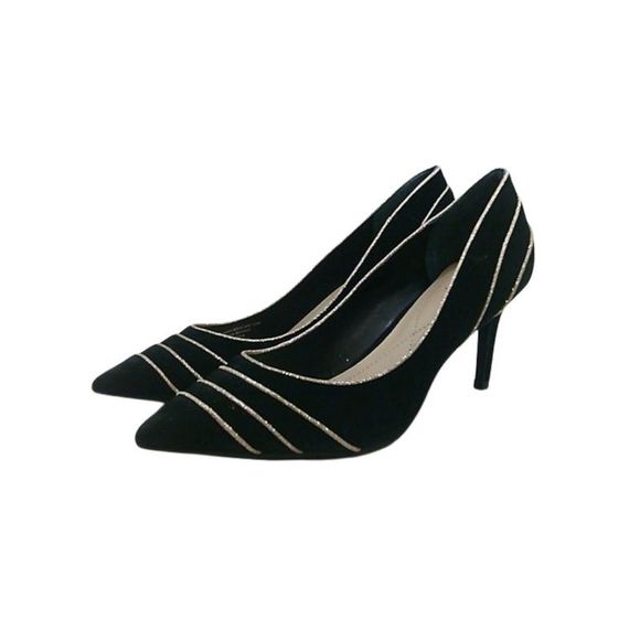 ALFANI Womens Black Cushioned Ceal Peep Toe Sculpted Heel Slip On Dress Slingback M main image 0